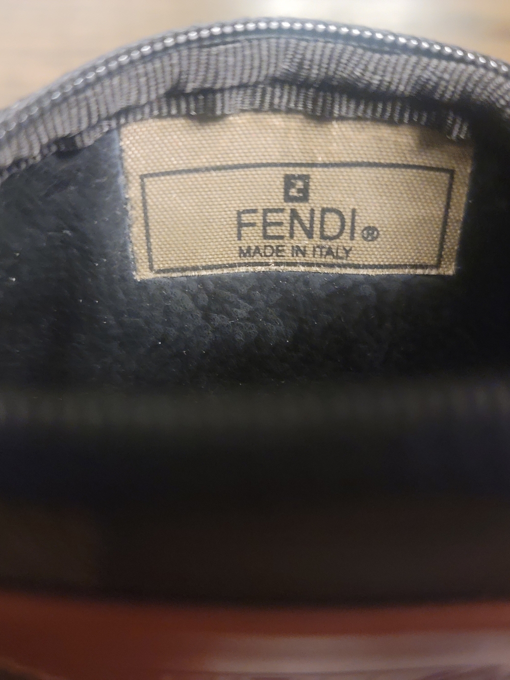 Fendi Vintage Stripe Coin Purse With Gold Clip - Picture 10 of 11